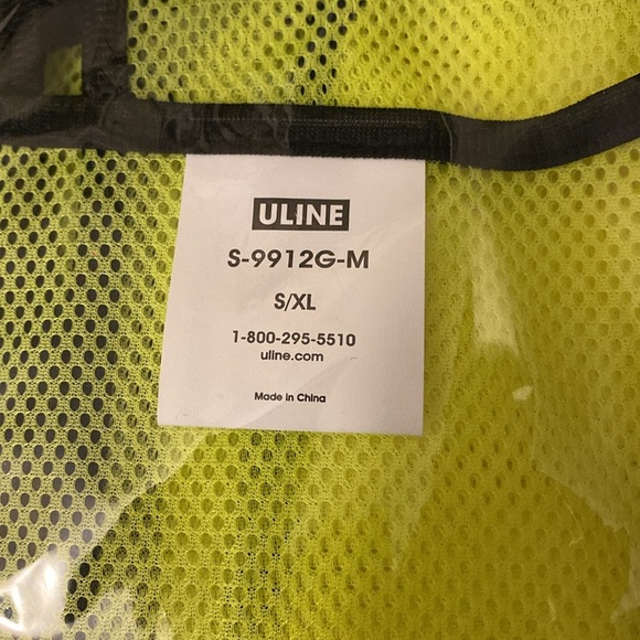 General Purpose Hi-Vis Safety Vest - Non-Reflective, Lime, S/XL - Picture 4 of 8